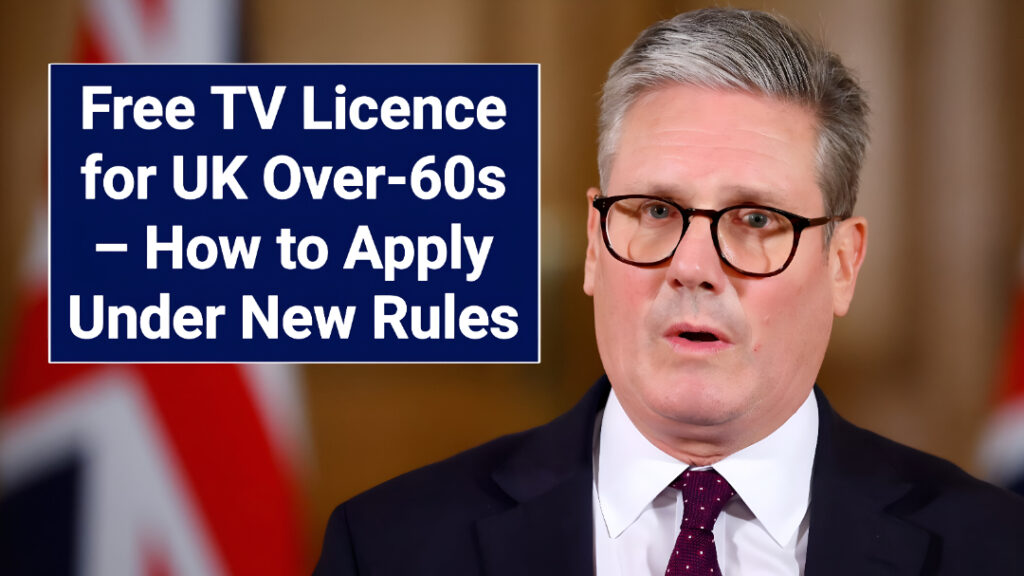 Free TV Licence for UK Over-60s