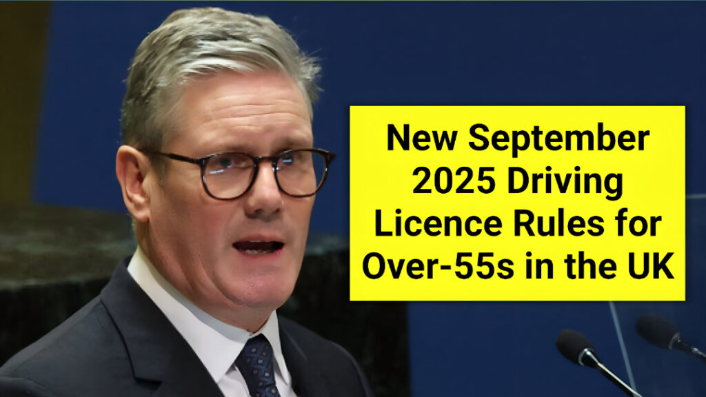 New September 2025 Driving Licence Rules for Over-55s in the UK