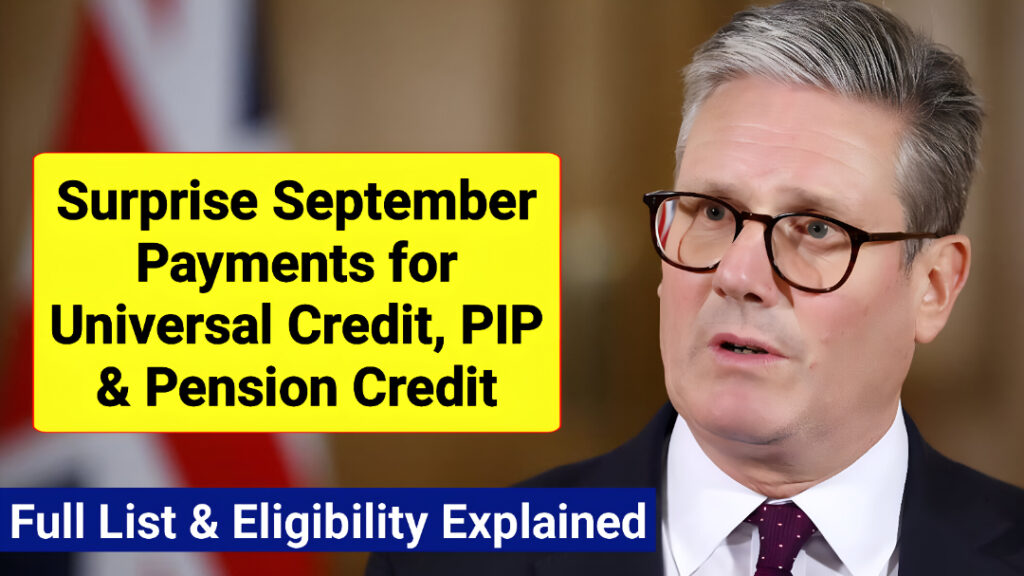 DWP Payment September 2025