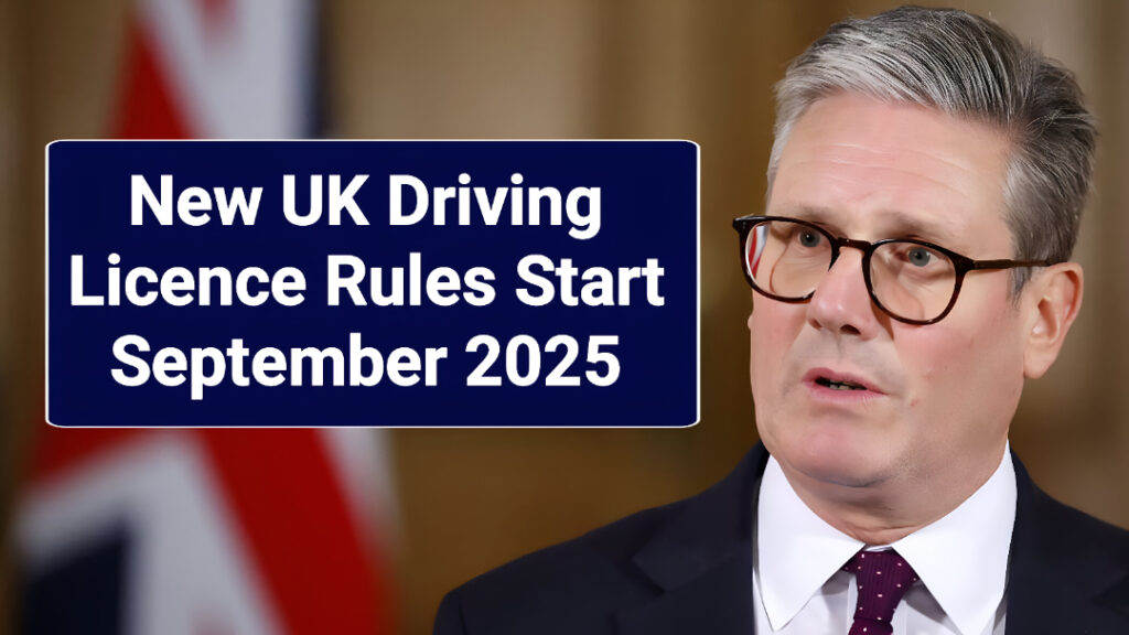 New UK Driving Licence Rules Start September 2025