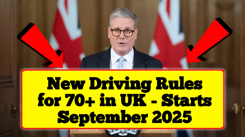 New Driving Licence Rules For 70 in UK